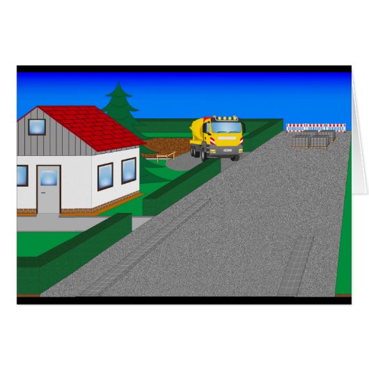 Straßen und Hausbau (Front Horizontal)