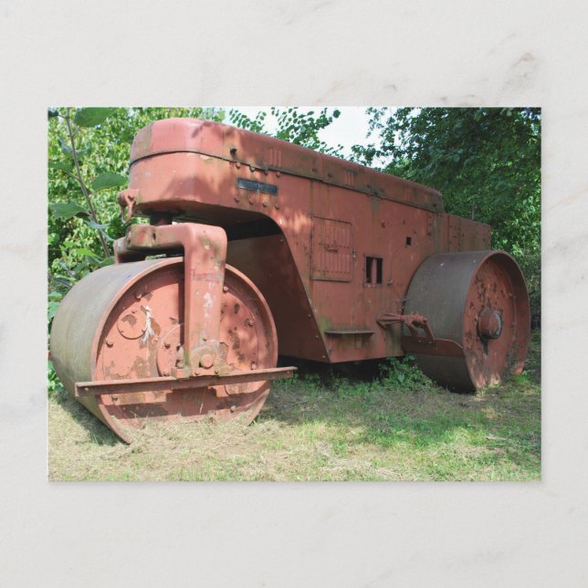 Straßenwalze Postcard (Front)