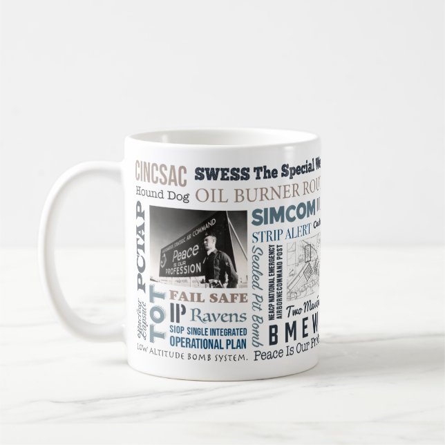 Strategic Air Command Mug With Mission Lingo (Left)