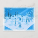 Strategic Chess Play Postcard