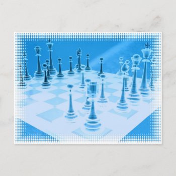 Strategic Chess Play Postcard by ChessStrategies at Zazzle