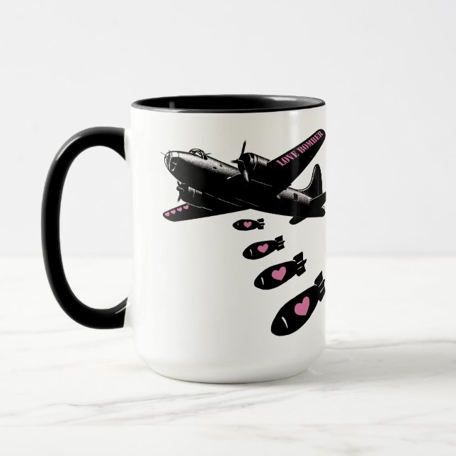 Strategic Love Bomber Pink Details Mug (Left)
