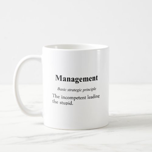 Strategic practices of executive managment 2 coffee mug