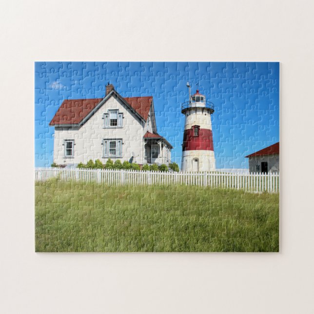 Stratford Point Lighthouse, Connecticut Jigsaw Puzzle (Horizontal)