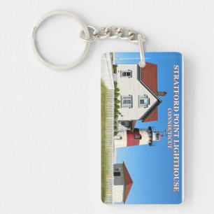 Stratford Point Lighthouse, Connecticut Keychain