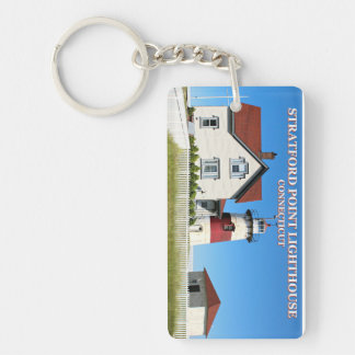 Stratford Point Lighthouse, Connecticut Keychain