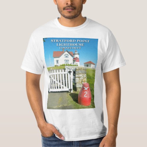 Stratford Point Lighthouse Connecticut T_Shirt