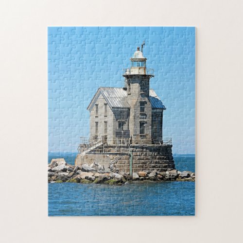 Stratford Shoal Lighthouse Connecticut Jigsaw Puzzle