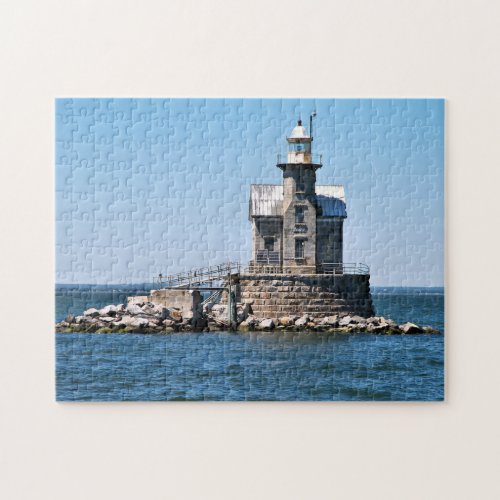 Stratford Shoal Lighthouse Connecticut Jigsaw Puzzle