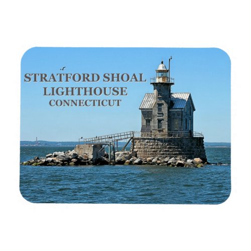 Stratford Shoal Lighthouse Connecticut Magnet