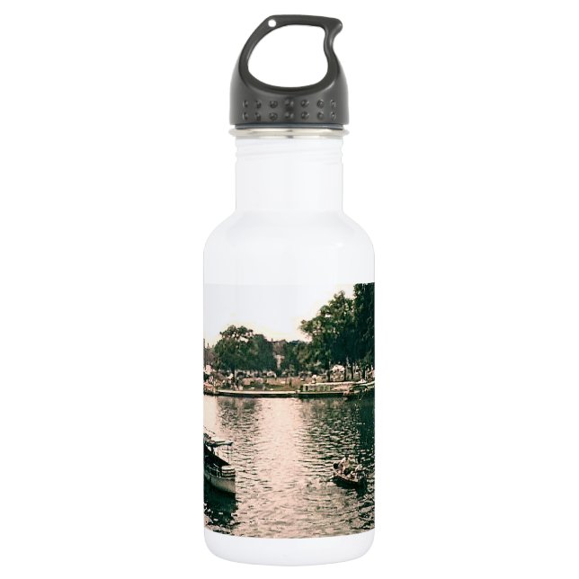 Stratford-upon-Avon England 1986 snap-27111 jGibne Stainless Steel Water Bottle (Front)