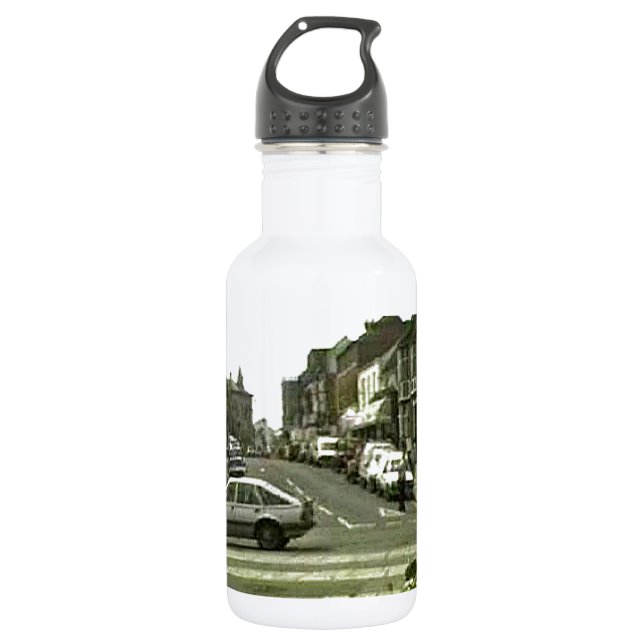 Stratford-upon-Avon England 1986 Street jGibney Water Bottle (Front)