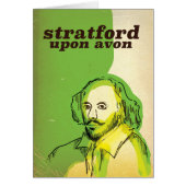 Stratford upon avon old style travel poster (Front)