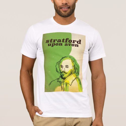 Stratford upon avon old style travel poster T_Shirt