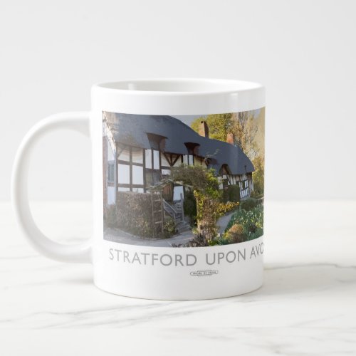 Stratford upon Avon Railway Poster Giant Coffee Mug
