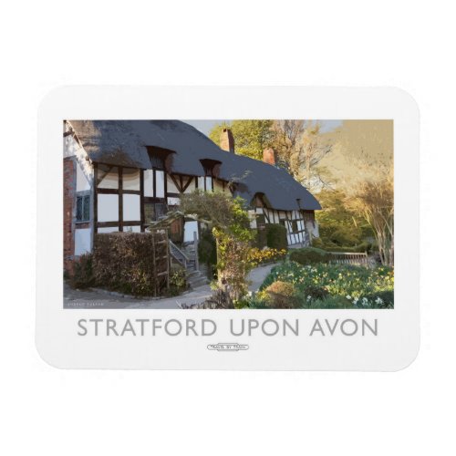 Stratford upon Avon Railway Poster Magnet
