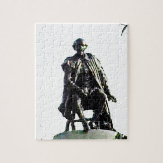 Stratford-upon-Avon Shakespeare Statue jGibney Jigsaw Puzzle