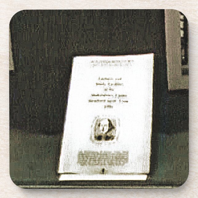 Stratford-upon-Avon Shakespeare's Artifacts2 jGib Drink Coaster (Front)