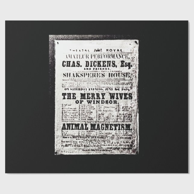 Stratford-upon-Avon Shakespeare's Artifacts3 jGib Wrapping Paper (Flat)