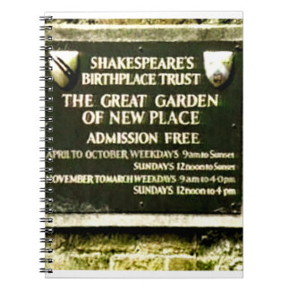 Stratford-upon-Avon Shakespeare's Birth jGibney Notebook