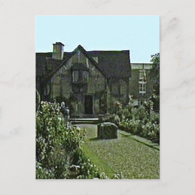 Stratford-upon-Avon Shakespeare's Birthplace jGibn Postcard (Front)