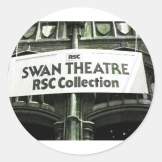 Stratford-upon-Avon Swan Theatre snap-27813 jGibne Classic Round Sticker