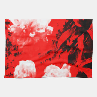 Stratford-upon-Avon White Flowers In The Red jGibn Towel