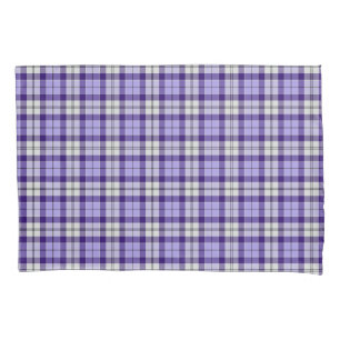 Strathclyde Scotland District Tartan Purple Plaid Pillowcase