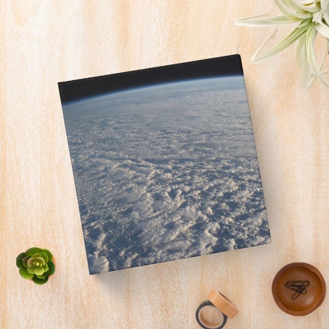 Stratocumulus Clouds Above The Pacific Ocean. 3 Ring Binder (In Situ)