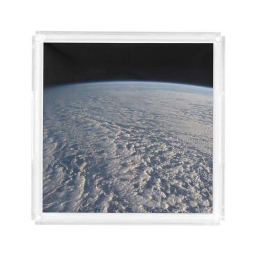 Stratocumulus Clouds Above The Pacific Ocean Acrylic Tray