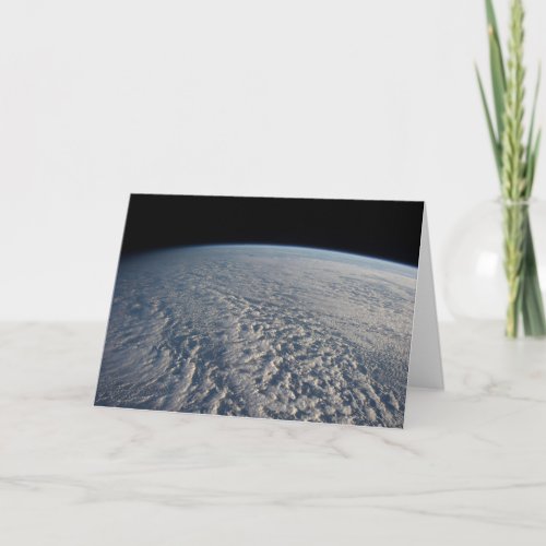 Stratocumulus Clouds Above The Pacific Ocean Card