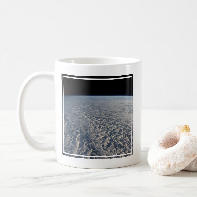 Stratocumulus Clouds Above The Pacific Ocean. Coffee Mug (With Donut)
