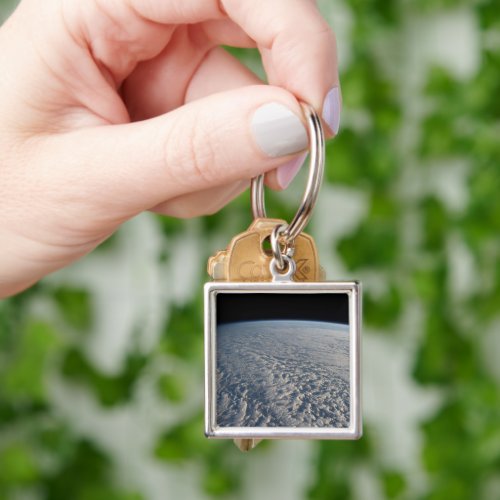 Stratocumulus Clouds Above The Pacific Ocean Keychain