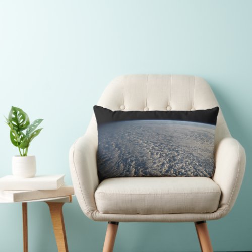 Stratocumulus Clouds Above The Pacific Ocean Lumbar Pillow