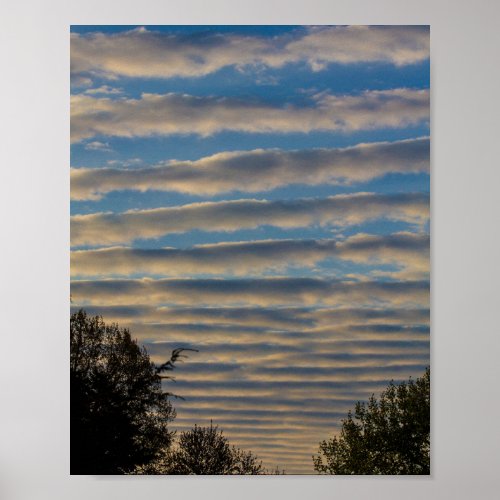 Stratocumulus Undulatus Clouds Poster