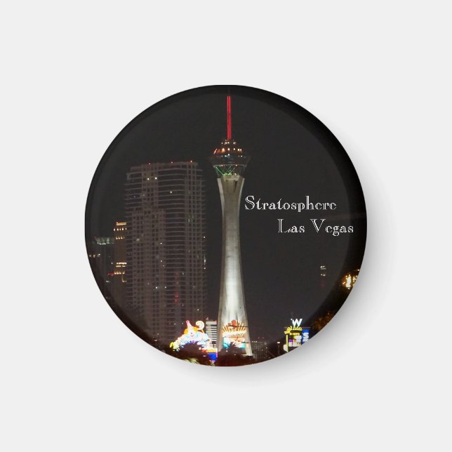Stratosphere Tower Las Vegas Magnet (Front)