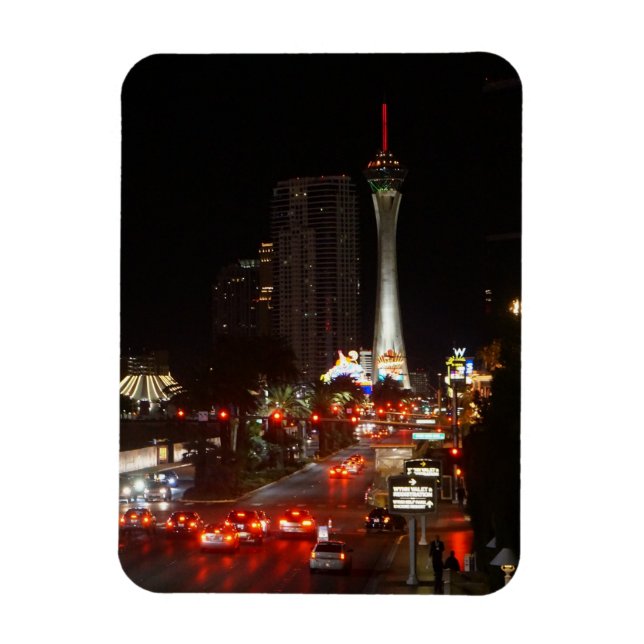 Stratosphere Tower Las Vegas Photo Magnet (Vertical)