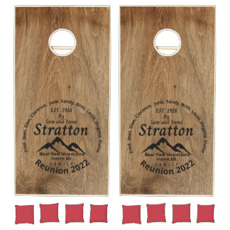 Stratton Reunion 2022 Cornhole Set