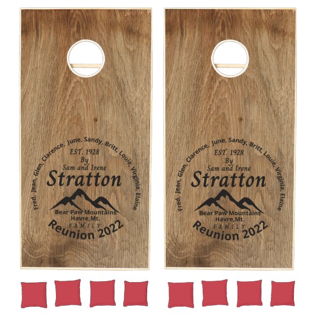 Stratton Reunion 2022 Cornhole Set (Set)