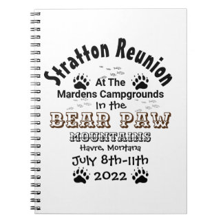 Stratton Reunion 2022 Notebook