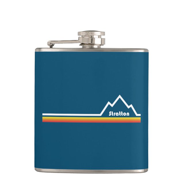 Stratton, Vermont Flask (Front)