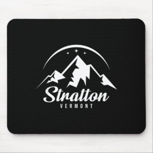 Stratton vermont ski resort skiing snowboarding mouse pad