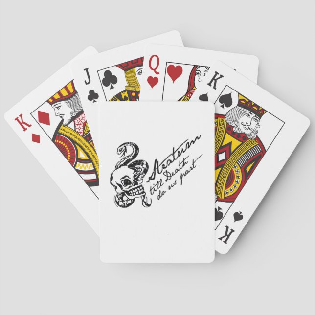 Stratum Till Death Do Us Part Poker Cards (Back)