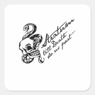 Stratum Till Death Do Us Part Square Sticker