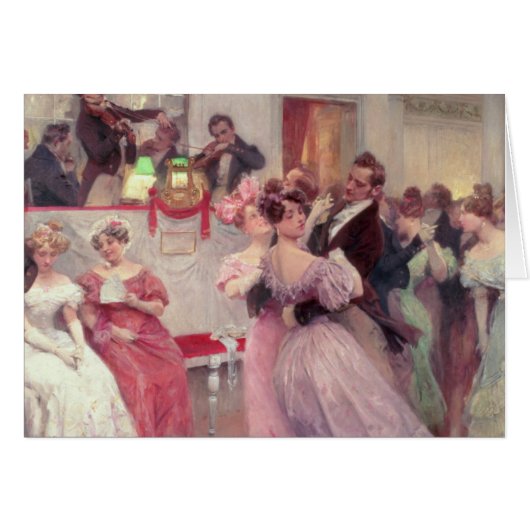 Strauss and Lanner - The Ball, 1906 Cards (Front Horizontal)