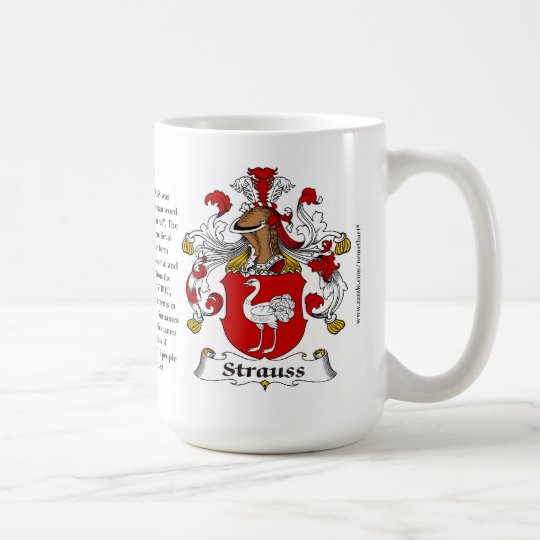 Strauss Family Coat of Arms Coffee Mug | Zazzle.com