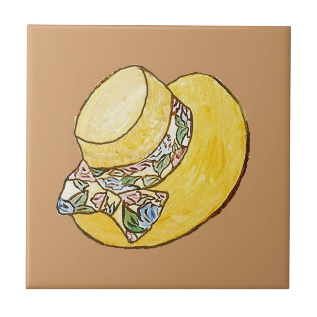 Straw Hat Tile (Front)