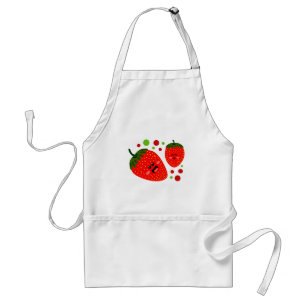 Strawberries Adult Apron