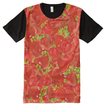 Strawberries All-Over-Print Shirt