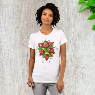 Strawberries and Blossoms Womens T-Shirt